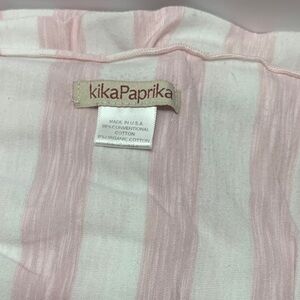KikaPaprika Pink Striped Scarf